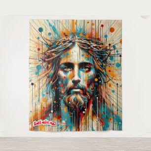 Tapiz Cara hostil de Cristo