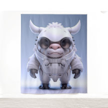 Carácter Cute Horned