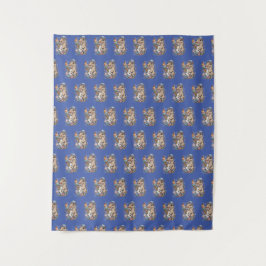 Tapiz caramelos de capibara donuts dulces de bizcocho