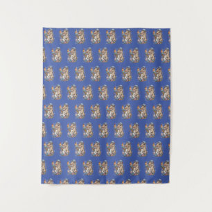 Tapiz caramelos de capibara donuts dulces de bizcocho