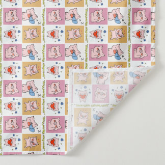 Tapiz caras de cita de cerdo