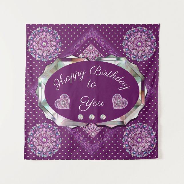 Tapiz Cardinal Red Rosace (Anverso)