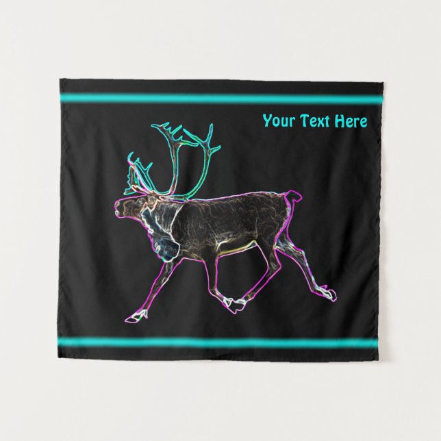 Tapiz Caribou Eléctrico (Anverso (horizontal))