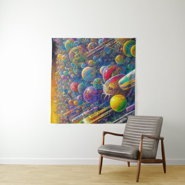 Tapiz Carrera Espacial (In situ)