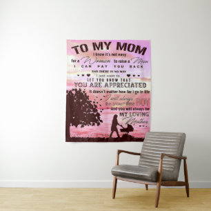 Tapiz Carta a mi mamá Carta A Familia