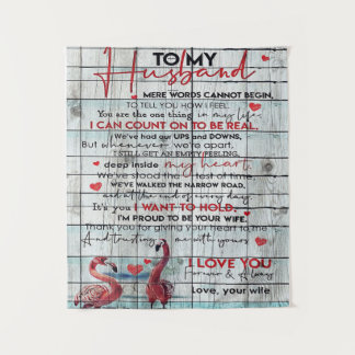 Tapiz Carta A Mi Marido, Nuevo Regalo De Casa