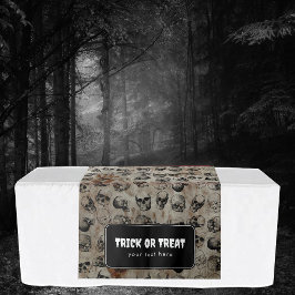 Tapiz Cartel colgante de la mesa de Halloween con trucos