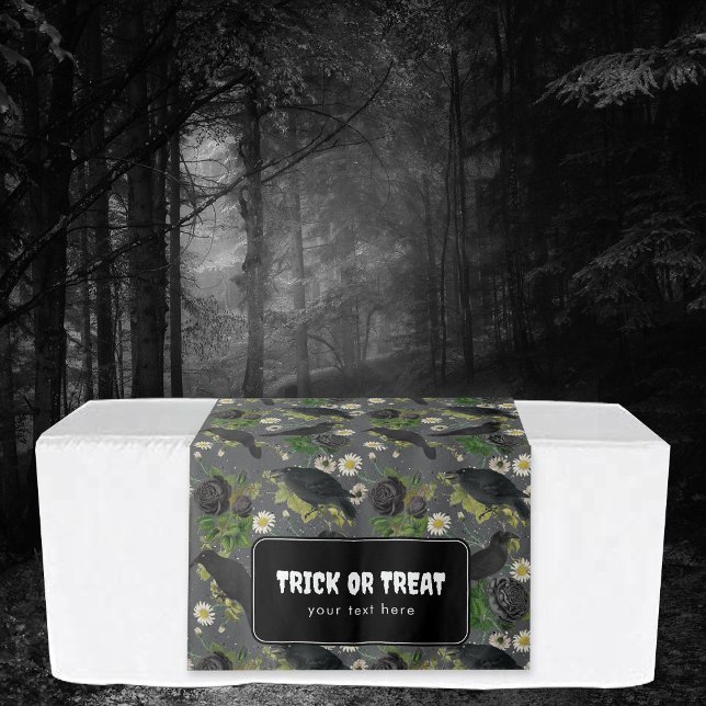 Tapiz Cartel colgante de la mesa de Halloween con trucos (Trick or Treat Halloween Table Hanging Banner Tapestry)