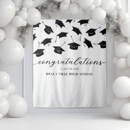 Tapiz Cartel de graduación de la Reunión Escolar