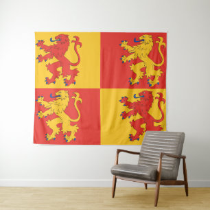 Tapiz Cartel de Owain Glyndæ/Bandera galesa/Gales