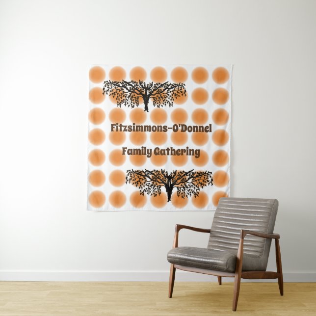 Tapiz - Cartel para la reunión familiar (In situ)