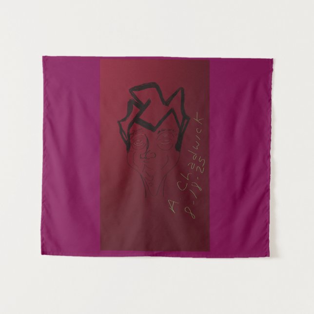 Tapiz Cartoon Sketch  (Anverso (horizontal))