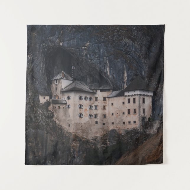 TAPIZ CASA DE CONCRETO BEIGE Y NEGRO (Anverso)