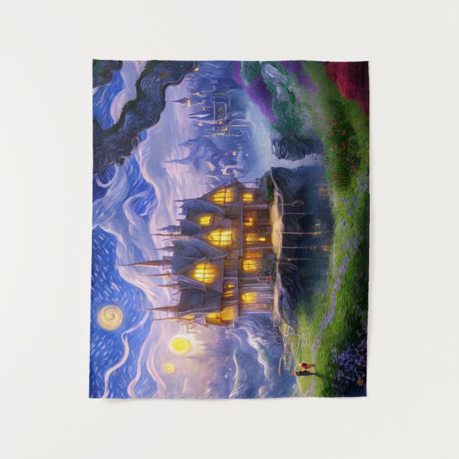 Tapiz Casa del lago (Anverso)