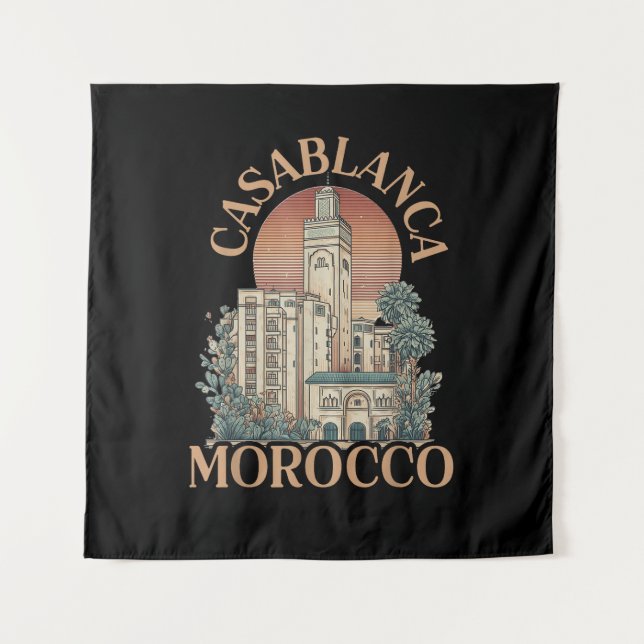 Tapiz casablanca marruecos (Anverso)