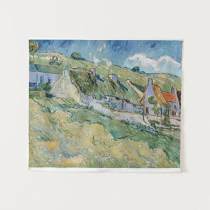 Tapiz Casas de campo con paja de Vincent van Gogh