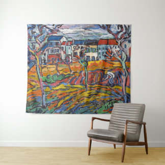 Tapiz Casas en Chatou | Maurice de Vlaminck |