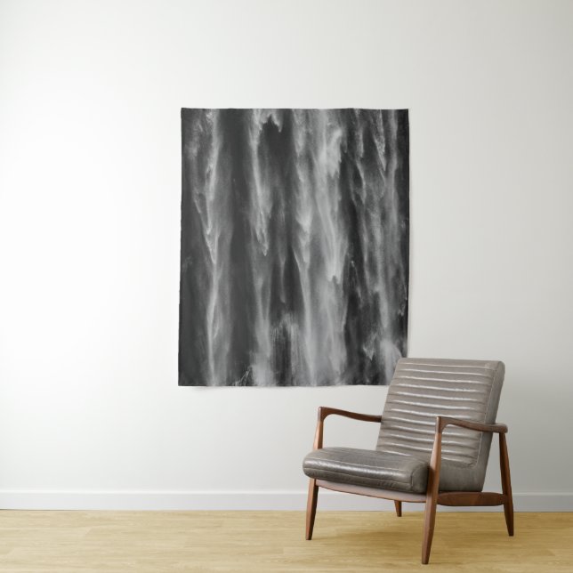 Tapiz Cascada de agua majestuosa Boka, Eslovenia arriba (In situ)