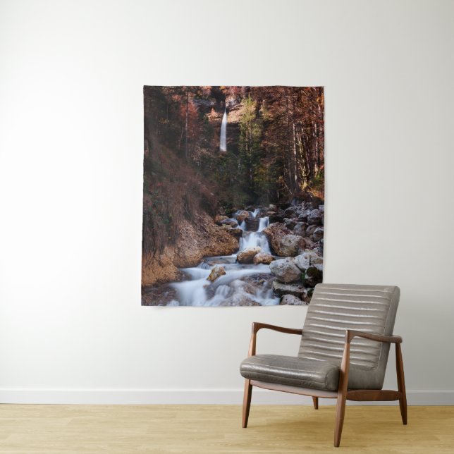 Tapiz Cascada de otoño Peričnik, Eslovenia (In situ)