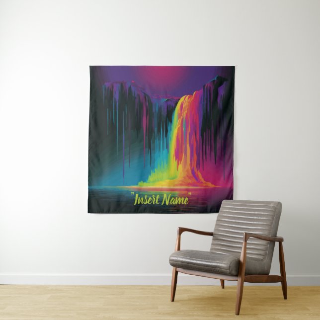 Tapiz Cascada mágica, cautivadora serenidad (In situ)