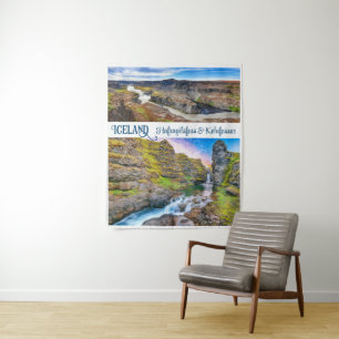 Tapiz Cascadas de Islandia