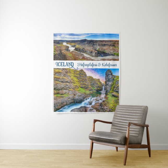 Tapiz Cascadas de Islandia (In situ)