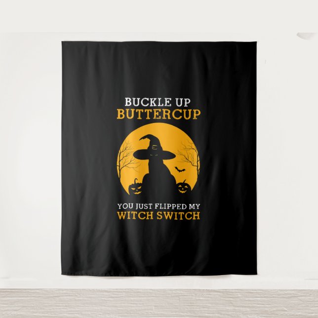 Tapiz Cat Halloween (Anverso)