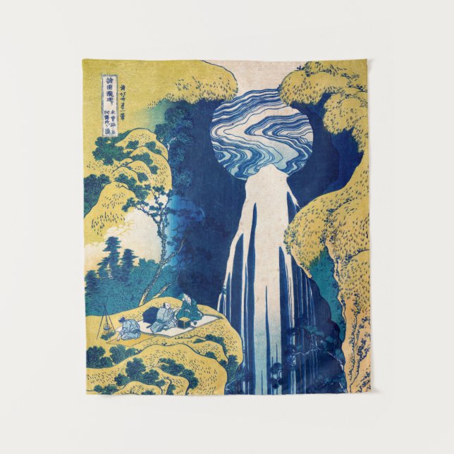 Tapiz Cataratas de Katsushika Hokusai - Amida (Anverso)