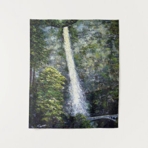 Tapiz Cataratas Multnomah -1 (pintura de aceite original