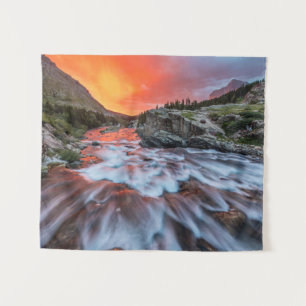 Tapiz Cataratas SwiftCurrent   Parque nacional Glaciar M