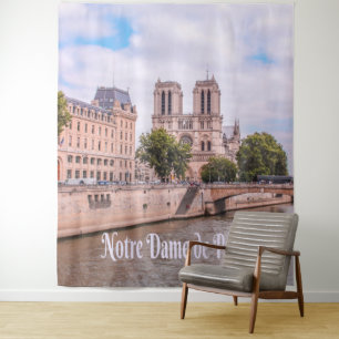 Tapiz Catedral católica Notre Dame de París Francia