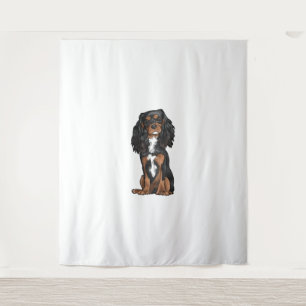 Tapiz Cavalier King Charles Spaniel - Negro y Tan