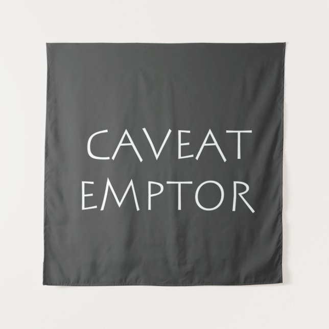 Tapiz Caveat Emptor (Anverso)
