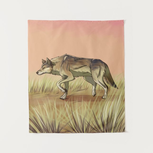 Tapiz Caza al amanecer (Anverso)