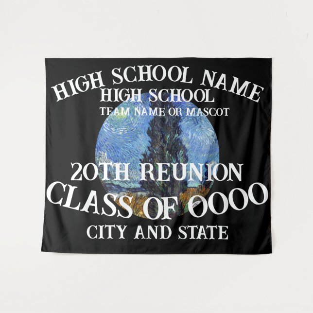 Tapiz Celebración Clase de Graduación de Retiro 2024 Bar (Anverso (horizontal))