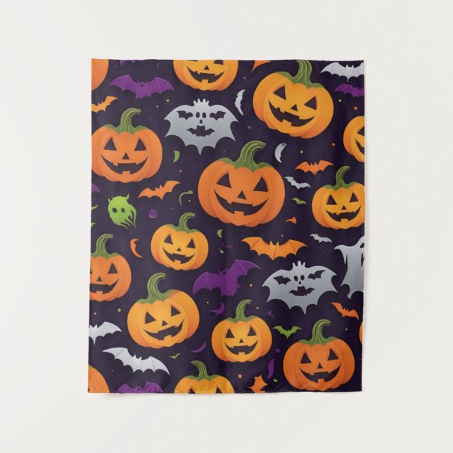 Tapiz Celebraciones de Halloween (Anverso)