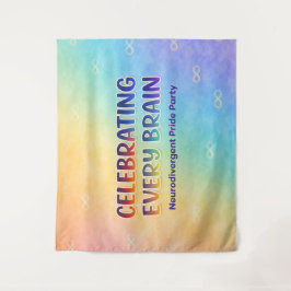Tapiz Celebrating Every Brain Neurodivergent Pride