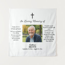 Tapiz Celebration Of Life 1 Photo Bible Verse