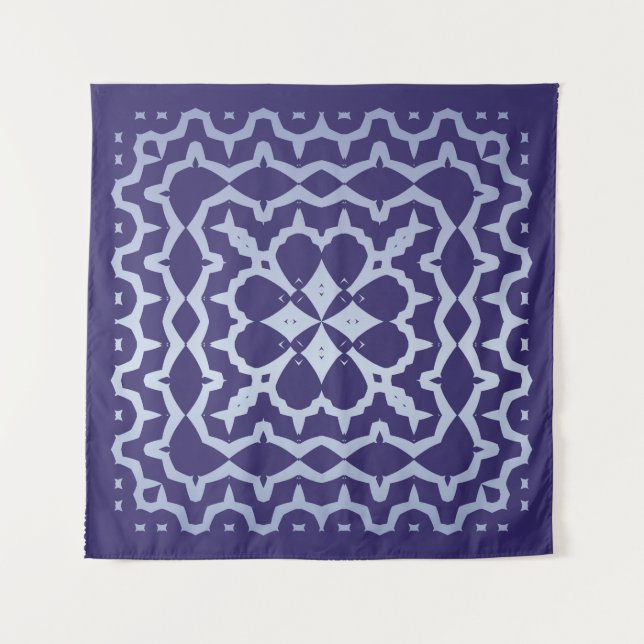 Tapiz Cerámica de azulejo portugués antiguo. Diseño gráf (Anverso)