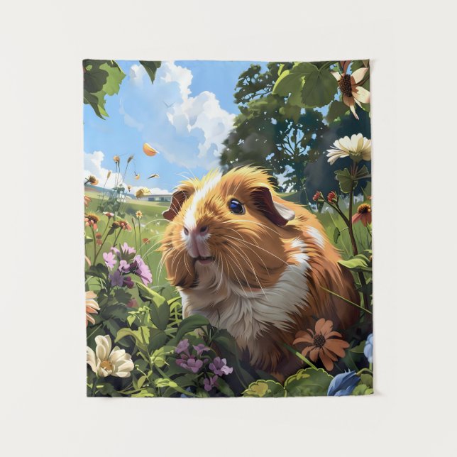 Tapiz Cerdo de Springtime Guinea (Anverso)