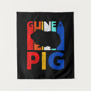 Tapiz Cerdo guineano - Viñeta que amo a mi cerdo guinean