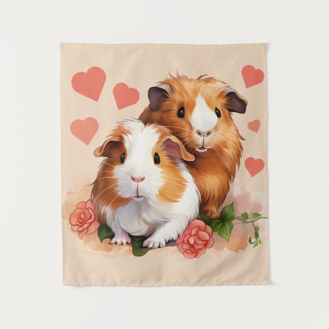 Tapiz Cerdos de Love Guinea (Anverso)