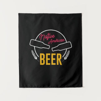 Tapiz Cerveza de nativos americanos