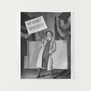 Tapiz Cerveza de prohibición de cosecha, queremos la pro