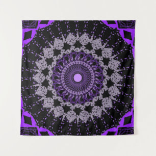 Tapiz Chakra morado - Arte de pared espiritual