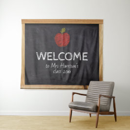 Tapiz Chalkboard Teacher School Classroom Background Ta