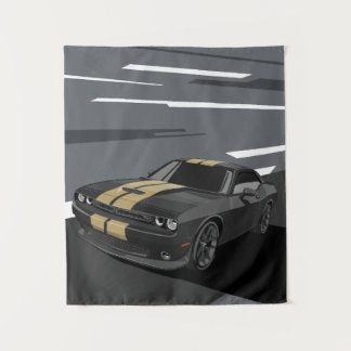 Tapiz Challenger Negro