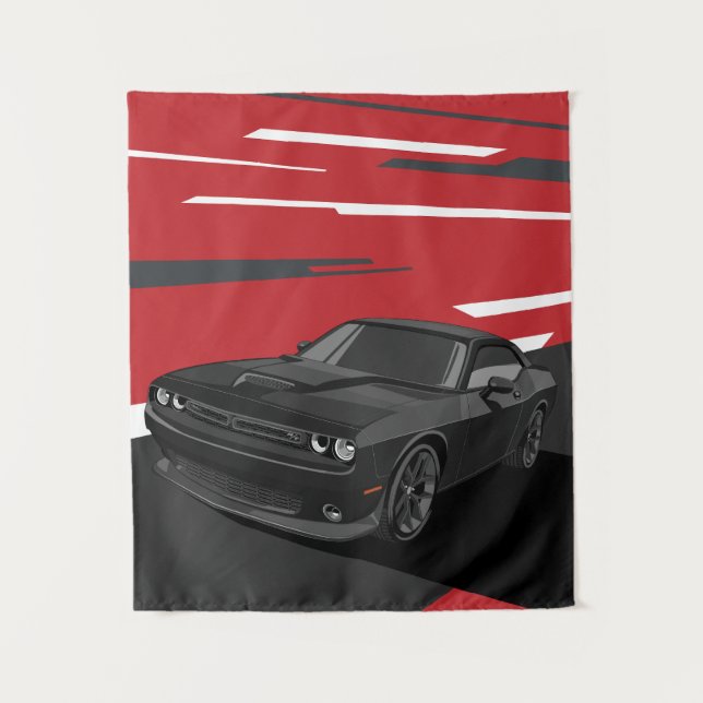 Tapiz Challenger RT negro (Anverso)