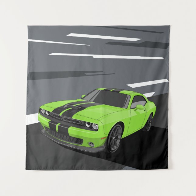 Tapiz Challenger Verde (Anverso)