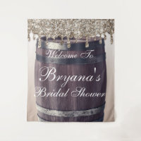 Champagne Brillo Goteo Rústico Glam Bridal Shower